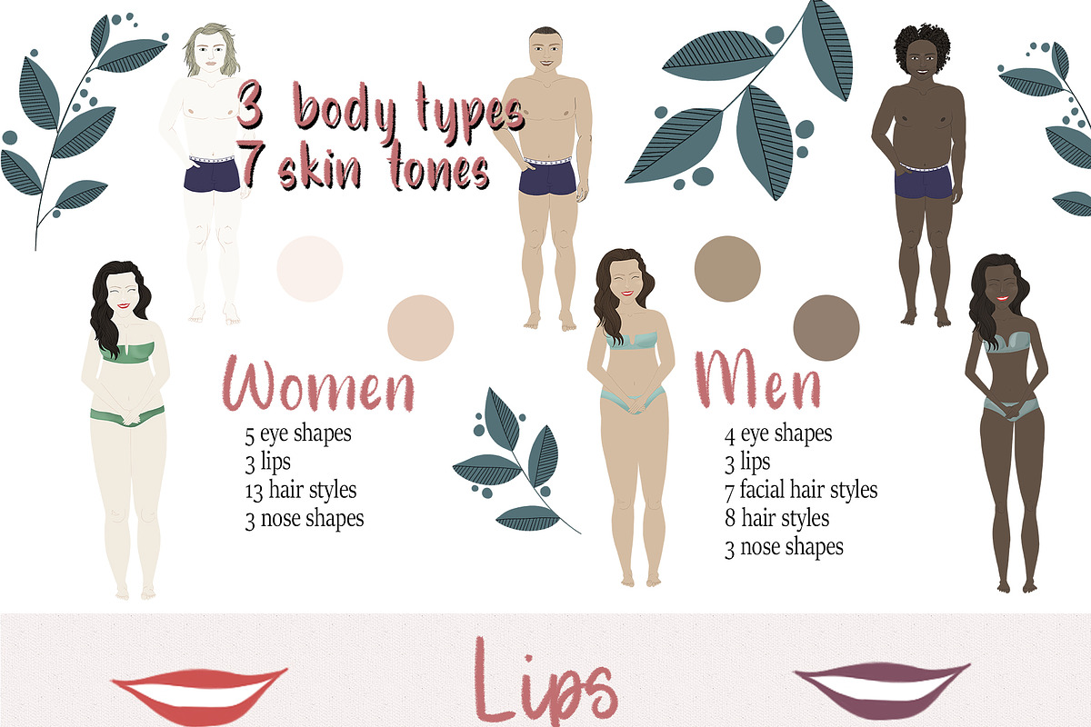 PAPER DOLLS, Digital Portrait Maker, an Illustration by Si Design Loft (Photo 2 of 7)