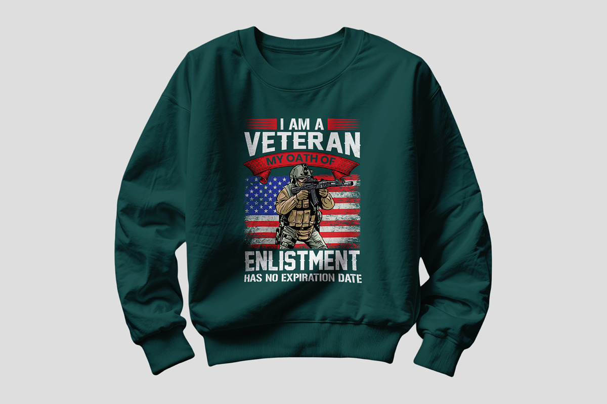 Military T Shirt Design Digital, a Graphic by Vector Portal (Photo 1 of 5)