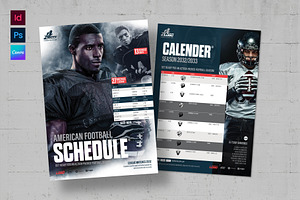 American Football Flyer Template, a Flyer Template by BrandPacks