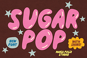 SUGAR POP | BUBBLE CUTE FONT, a Handwritten Font by Maria Feliz Fonts (Thumbnail 1 of 10)