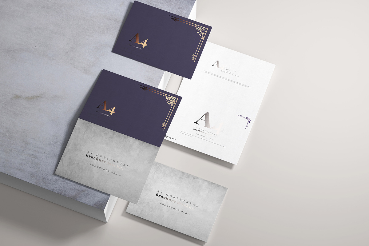 165 Brochure Mock-ups Big Bundle, a Print Template by pmvch (Photo 153 of 170)