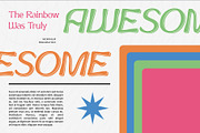 Neckyn Blur, a Sans Serif Font by Craft Supply Co. (Thumbnail 2 of 8)