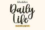 Daily Life, a Handwritten Font by FreshTypeINK (Thumbnail 1 of 6)
