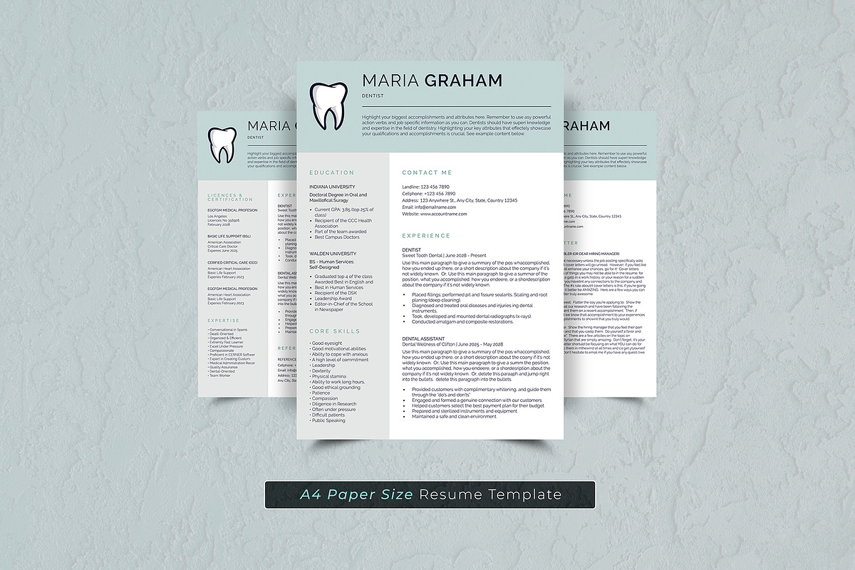 Canva Resume Template, a Resume Template by DesignDevisers (Photo 5 of 10)