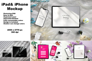 iPad Pro and iPhone Mockups