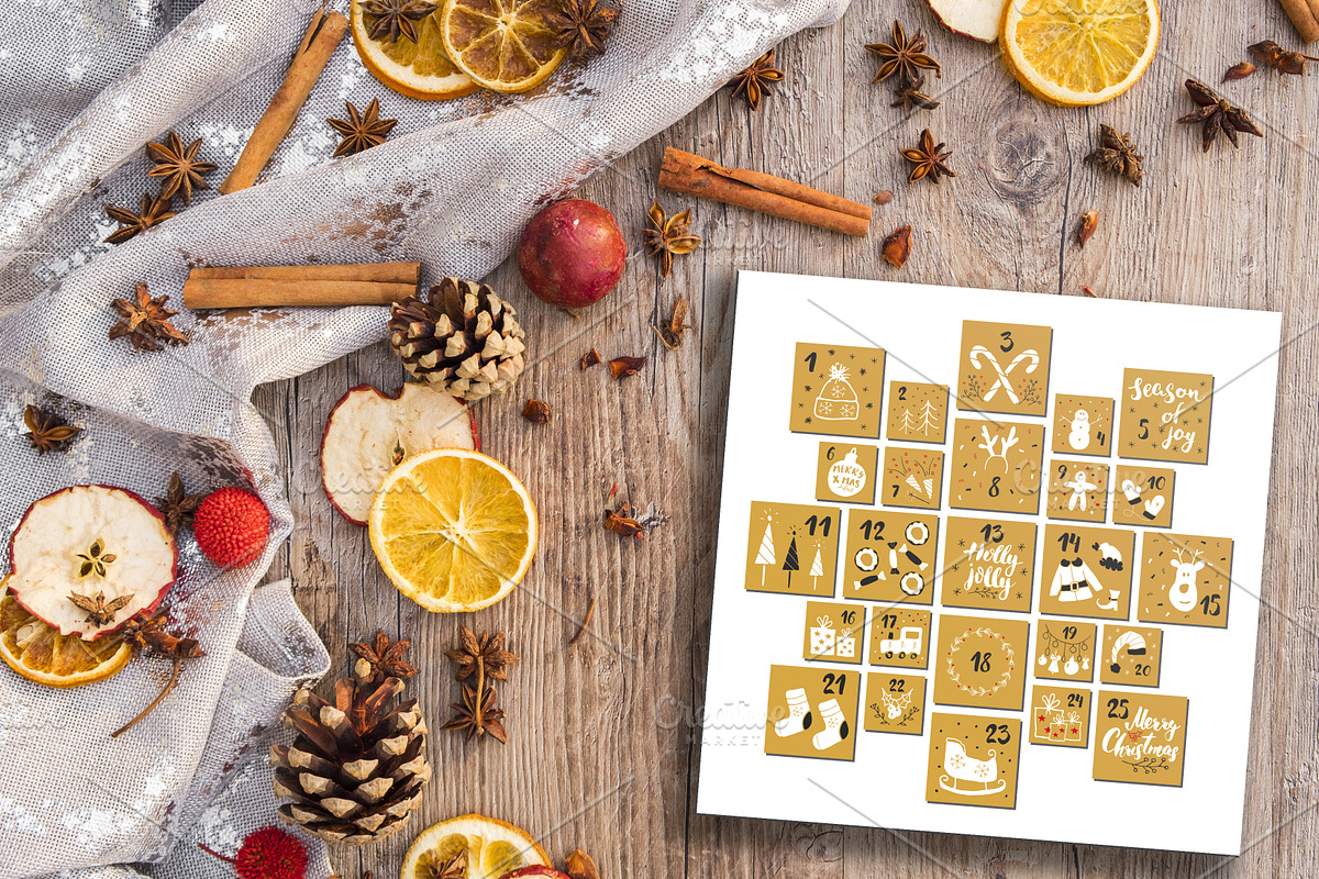 Christmas Advent Calendar v2, a Decorative Illustration by Lemon Workshop (Photo 3 of 5)