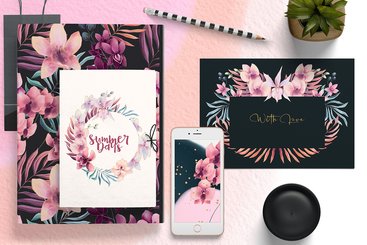 Sunrise Orchid, an Illustration by Salted Galaxy (Photo 6 of 14)