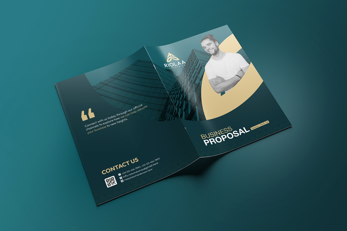 Professional Business Proposal, a Brochure Template by VectStock (Photo 6 of 7)