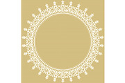 Floral Modern Vector Frame, a Texture Graphic by FineArtStudio (Thumbnail 1 of 3)