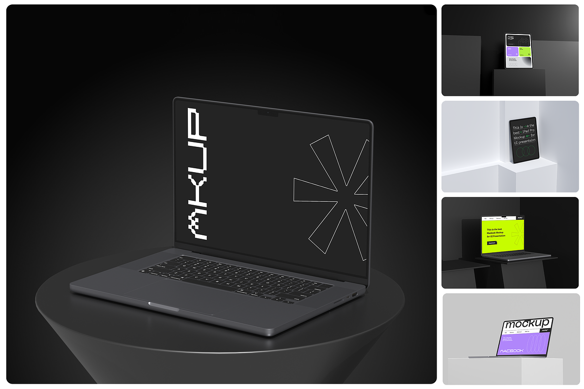 Apple Devices PSD Mockup Set, a Device Mockup by Mockupdaddy (Photo 2 of 14)