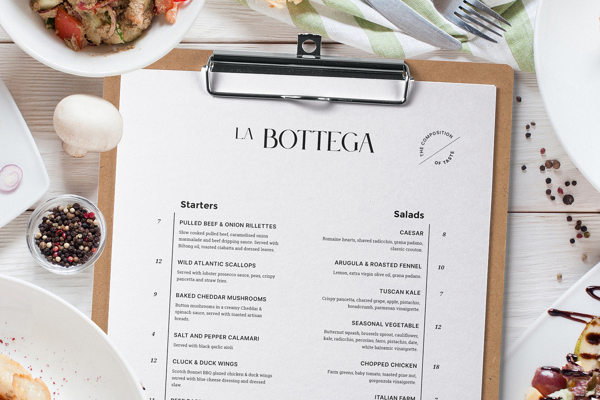 Restaurant Menu, a Flyer Template by BigWeek (Photo 2 of 4)