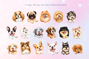 Dog breeds. Clipart for dog lovers., an Illustration by SavinV (Thumbnail 2 of 6)