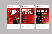 Red Bold World Cup Instagram Post, a Social Media Template by Neermana (Thumbnail 4 of 4)