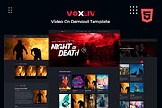 Voxliv - Video On Demand Template, a HTML Template by THESOFTKING (Thumbnail 1 of 3)