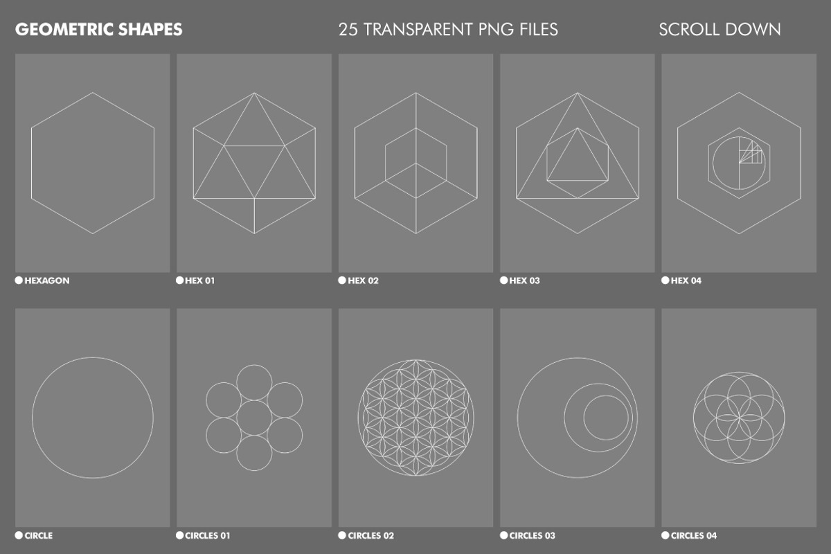 Geometric Masks & Shapes Collection, an Object Graphic by Offset
