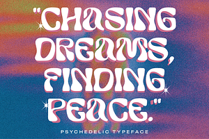 Kaleo - Bold Psychedelic Typeface