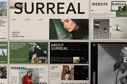 SURREAL Minimal Fashion Keynote, a Presentation Template by Portocraft