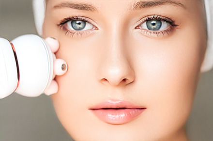 Anti-aging cosmetology and beauty treatment product, woman using, a Health & Medical Photo by Anneleven