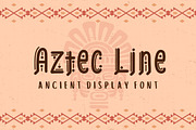 Aztec Line – Ancient Display Font, a Symbol Font by Attype (Thumbnail 1 of 8)