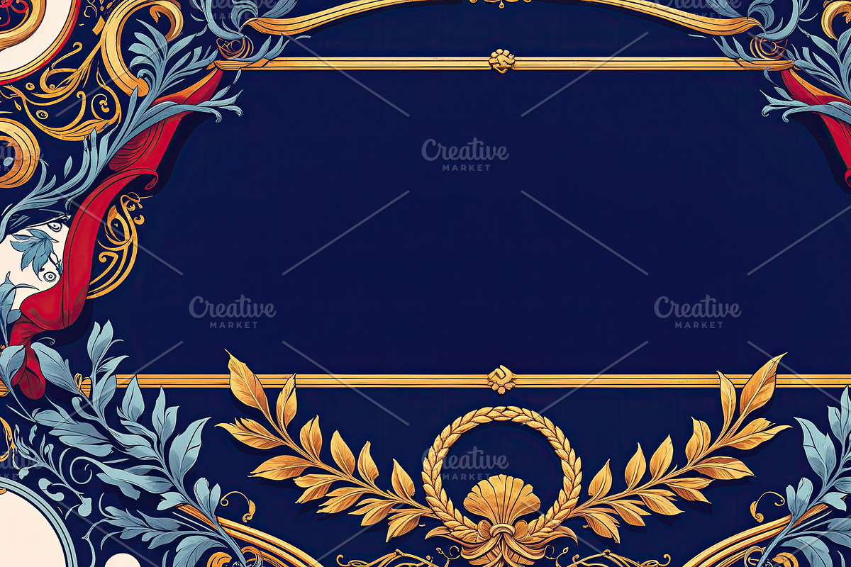 Ornate frame, an Illustration by wavebreak