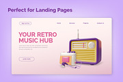 3D Retro Electronics Illustrations, an Object 3D Model by 35lab (Thumbnail 6 of 6)