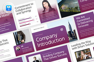 Company Introduction Keynote, a Presentation Template by rgbryand