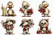 Whimsical Summer Animals Clipart, an Illustration by Craft Nest (Thumbnail 2 of 11)