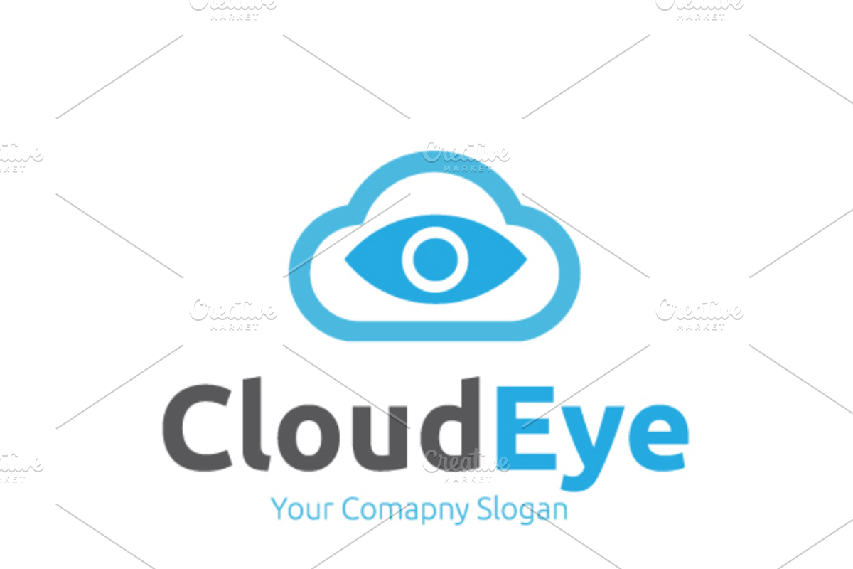 Cloud Eye, a Branding & Logo Template by Vectorwins Premium Shop