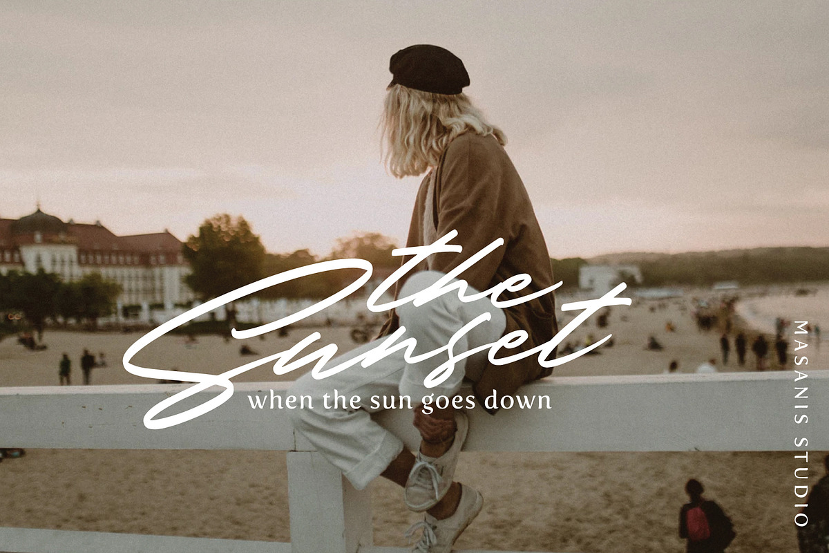 RedSky - Luxurious Signature, a Script Font by Masanis (Photo 3 of 16)