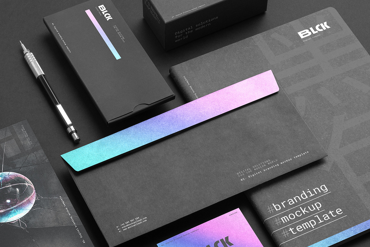 Blck Branding Mockup, a Packaging Mockup by Mockup Cloud (Photo 1 of 18)