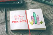 Cactus Plants Vector Clip Art, an Illustration by Digital Sugar (Thumbnail 4 of 4)