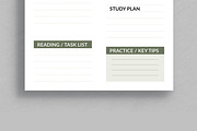 Study Planner Template Layout, a Stationery Template by ContestDesign (Thumbnail 5 of 5)