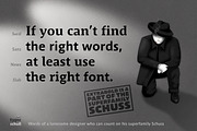 Schuss Sans CG Poster Extrabold, a Sans Serif Font by typic schuss (Thumbnail 12 of 15)