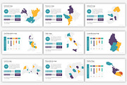 Maps PowerPoint infographics, a Presentation Template by SlideOne (Thumbnail 12 of 31)