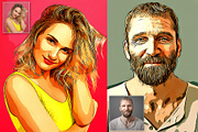 Premium Cartoon Oil Paint, an Action Add-On by U_Design (Thumbnail 3 of 11)