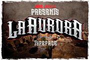 LA AURORA, a Blackletter Font by jakejarkor (Thumbnail 1 of 3)