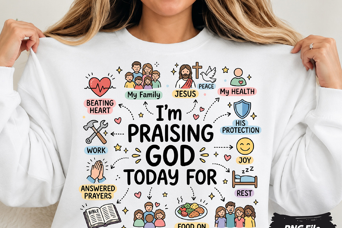 Christian Doodle Art PNG, an Object Illustration by DreamCafeArt (Photo 1 of 6)