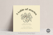 Friendsgiving Invite Canva Temp - 15, a Marketing Template by BloomToLife By Dona (Thumbnail 1 of 5)