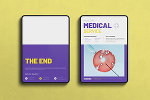 Digital Medical Magazine Template