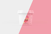 Ice Cream Jar Packaging Mockup, a Cups & Container Mockup by Toasin Studio (Thumbnail 3 of 8)
