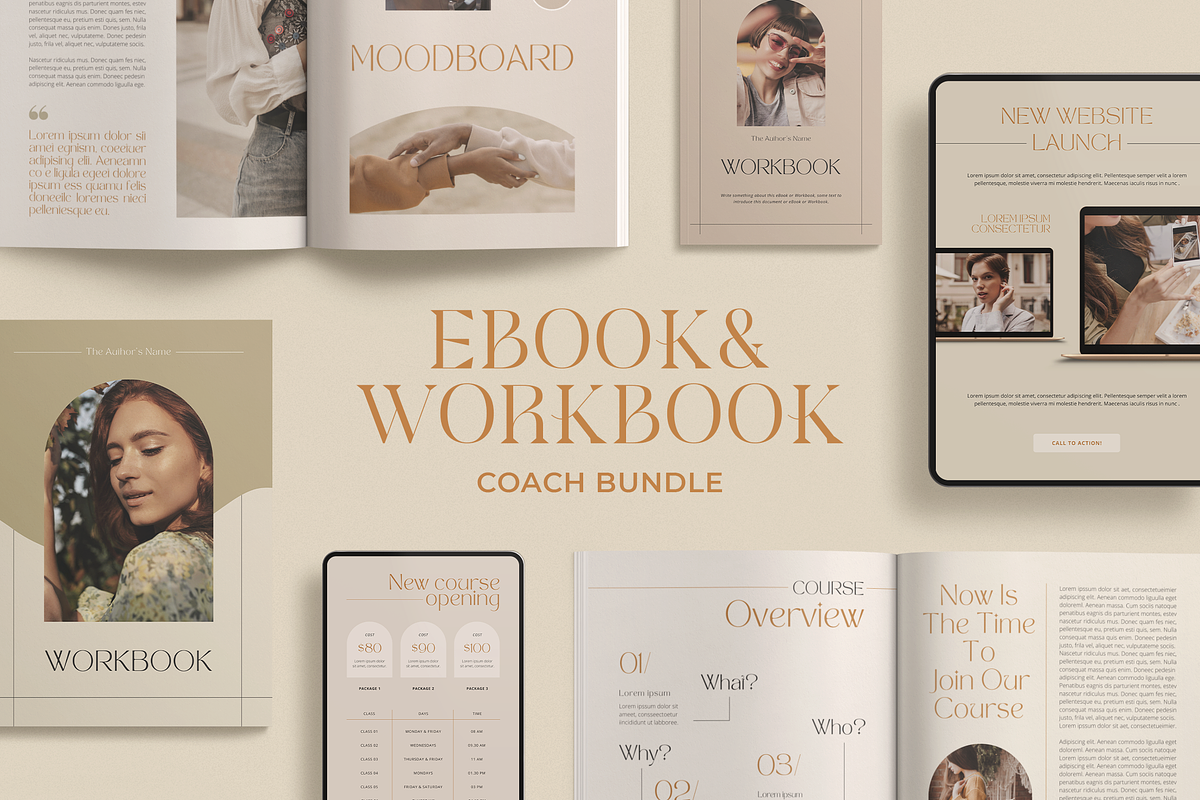 Bundle eBook and Workbook | CANVA, a Marketing Template by Eesome Design Studio (Photo 1 of 35)