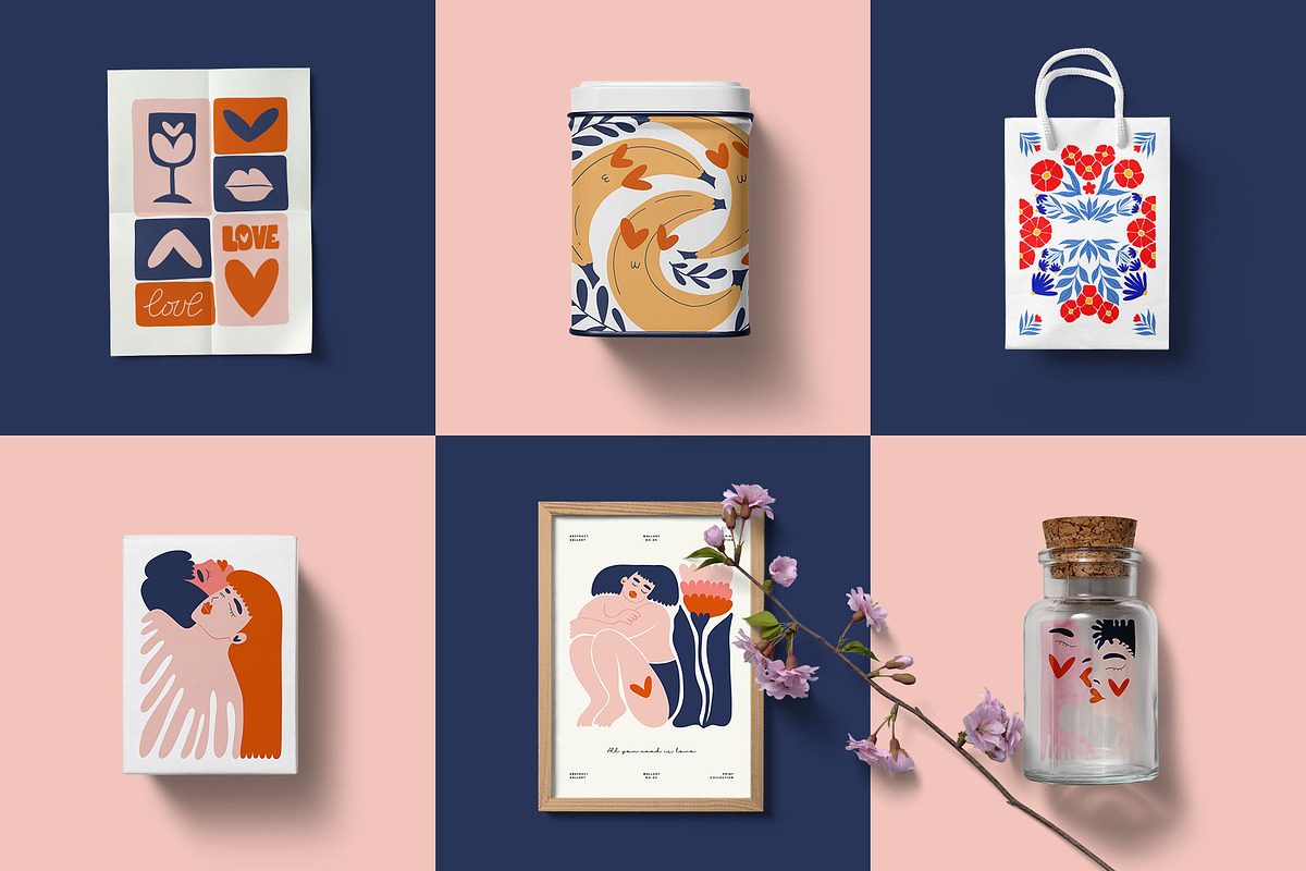 Modern Love Wall Art Creator, a Decorative Illustration by Leleka.Store (Photo 8 of 16)