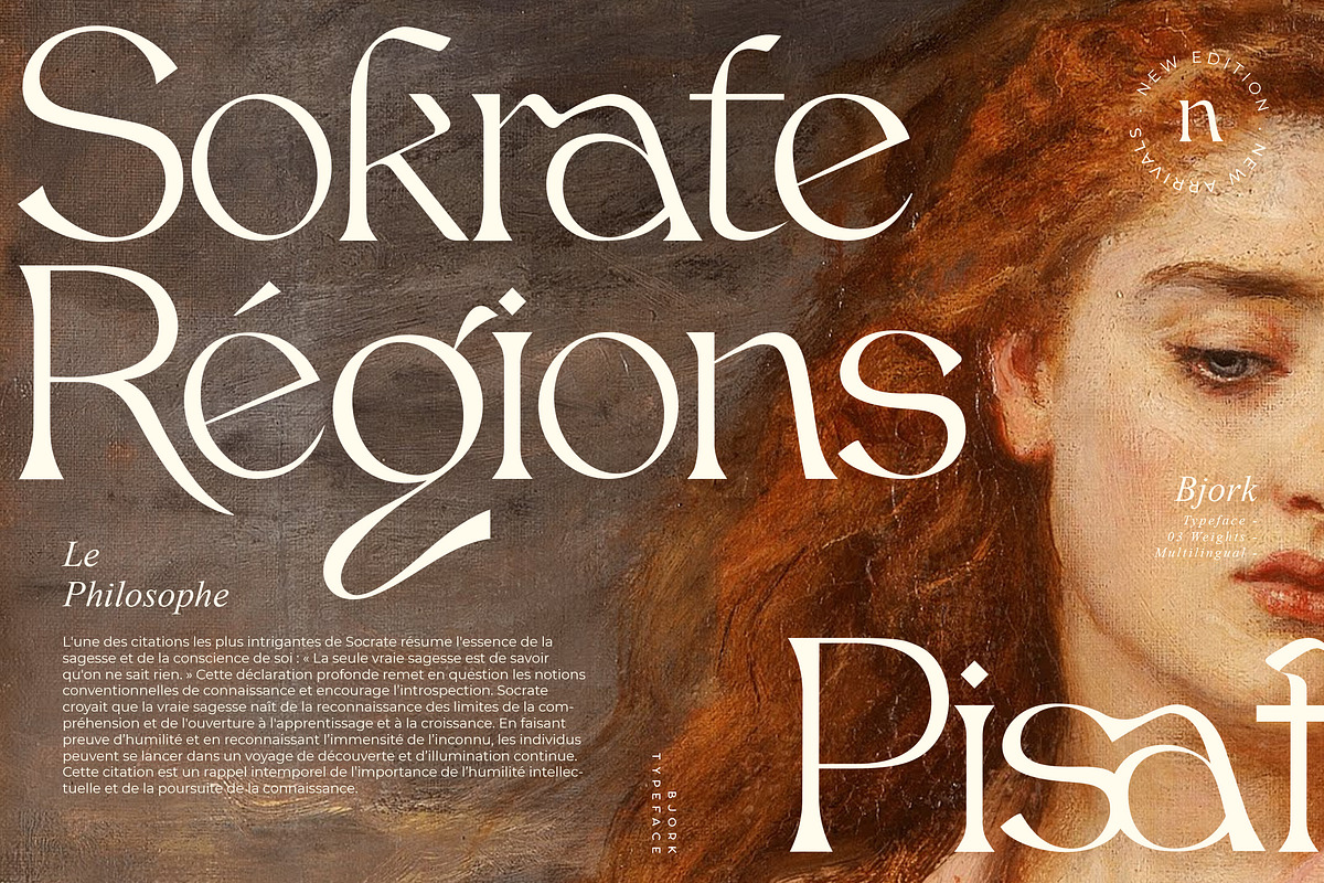 Bjork Serif, a Serif Font by CCS-Type.com (Photo 8 of 30)