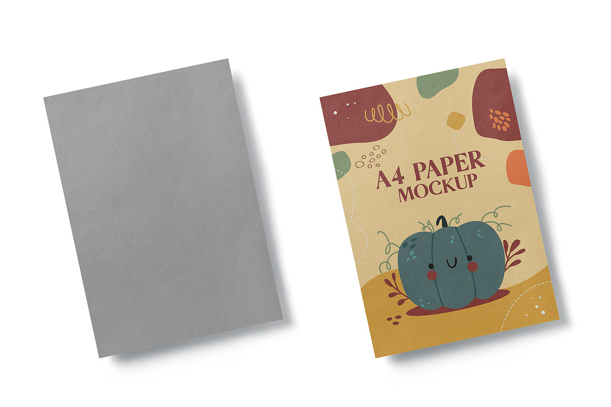 A4 Kraft Paper Mockup, a Product Mockup by GraphicsPixel (Photo 4 of 5)