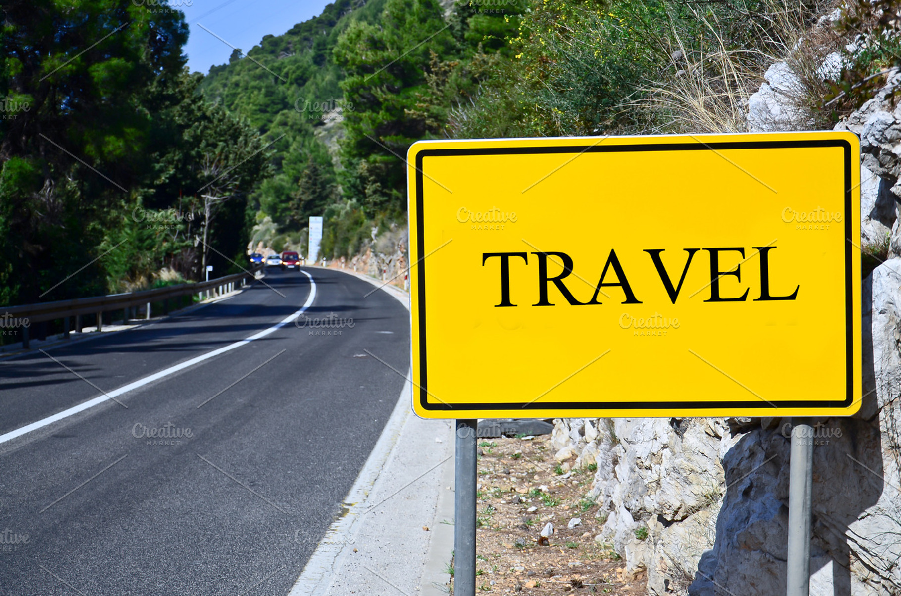 Travel Containing Travel Yellow And Road