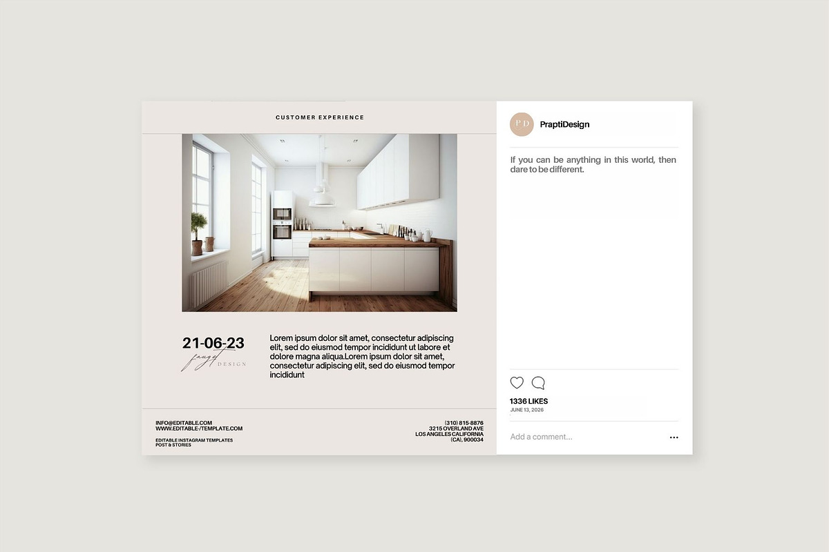 Real Estate Instagram Post + Story, a Social Media Template by Prapti Design (Photo 11 of 12)
