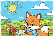 Calm Days Coloring Book Pages, an Illustration by one-touch (Thumbnail 17 of 17)