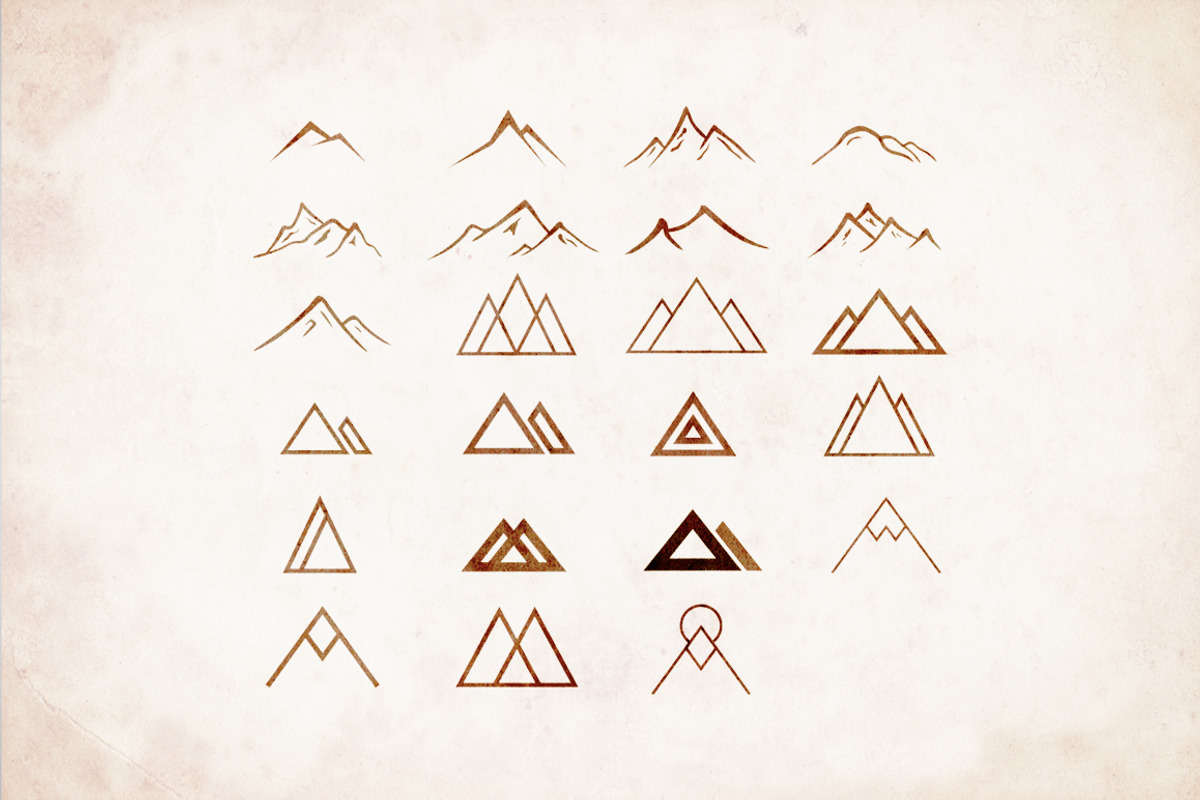 50+ Mountain Icon Graphics, an Icon by Calvin Weibel (Photo 4 of 5)