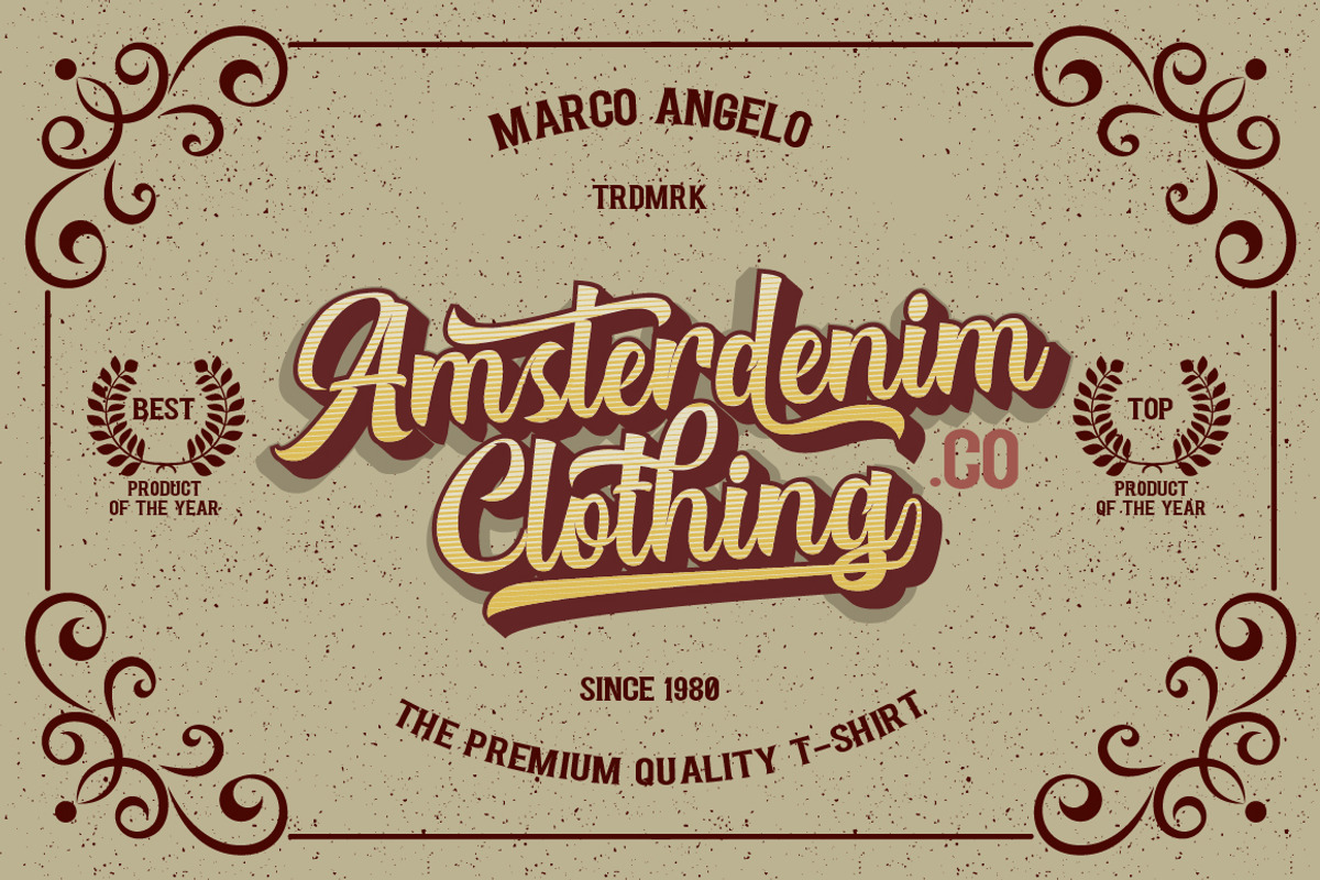 Authentic // Layered Fonts preview 6