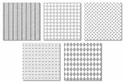 Silver Foil Pattern Digital Papers, a Pattern Graphic by Scrapbook Gems (Thumbnail 2 of 3)